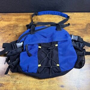 GAP Vintage Blue Nylon Fanny Pack Waist Bag OS Y2K Retro